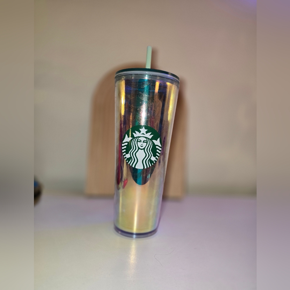 Iridescent Starbucks Mermaid Tumbler
